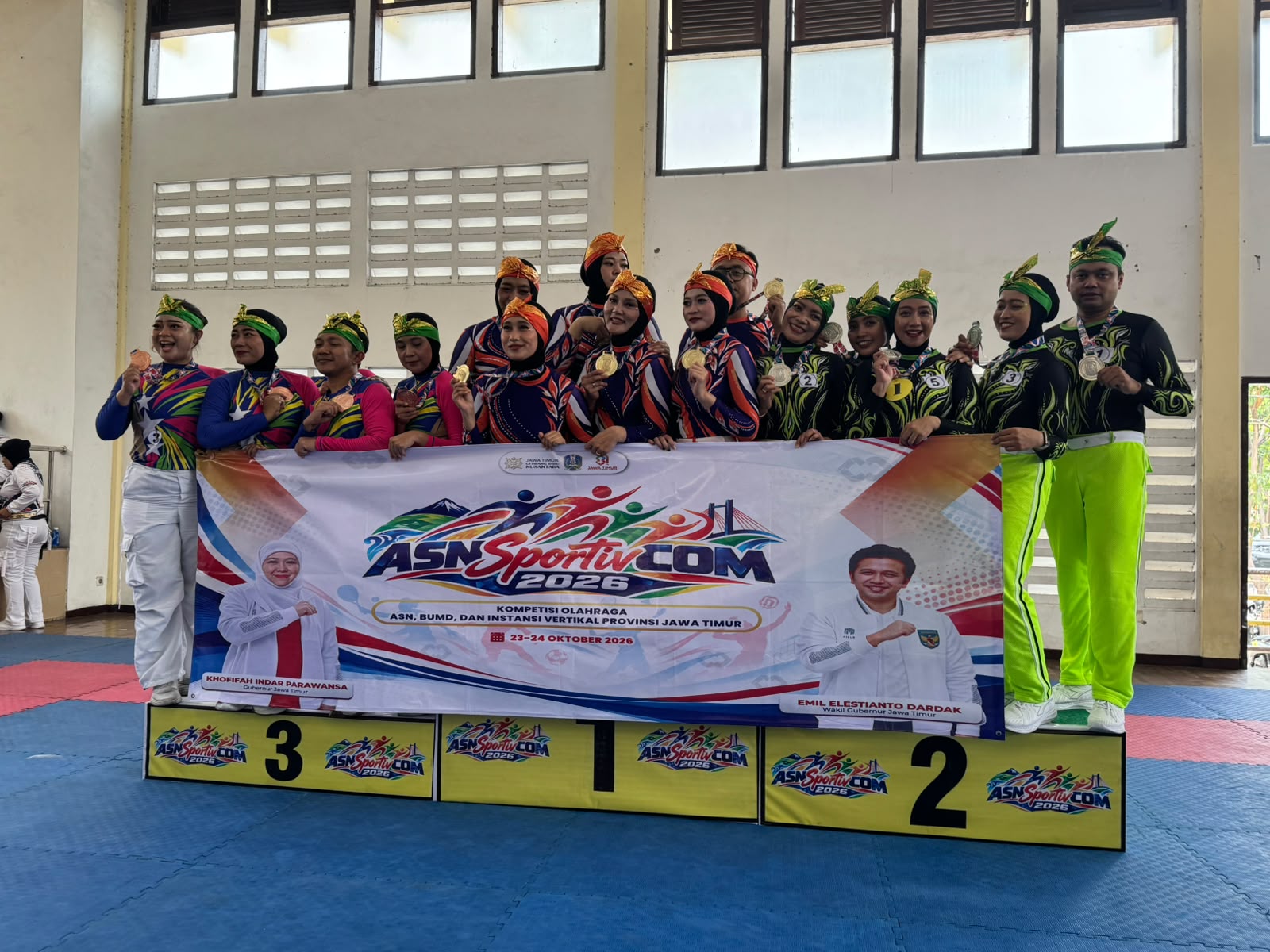 Semangat Raih Prestasi: Tim Senam RSUD Haji Provinsi Jawa Timur Sabet Juara Dua dalam ASN Sportiv Com 2026